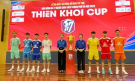 Sinh viên Hà Nội sẽ có thêm sân chơi lành mạnh với giải bóng đá sân 7 được tổ chức lần đầu năm 2022. (ảnh Cantona Nguyễn)