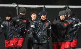 U23 Việt Nam phải tập trong nhiệt độ rất thấp ở Côn Sơn,Giang Tô.