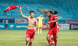 Chiến thắng 1-0 trước Hồng Lĩnh Hà Tĩnh đưa Viettel trở lại vị trí dẫn đầu V-League.