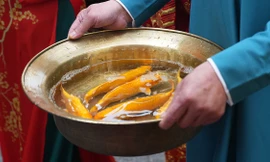 Tái hiện lễ cúng ông Công ông Táo hoàng gia ở Hoàng Thành