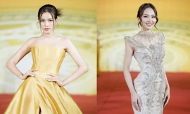 Hoa hậu Đỗ Thị Hà, Mai Phương trên thảm đỏ LHP Quốc tế Hà Nội