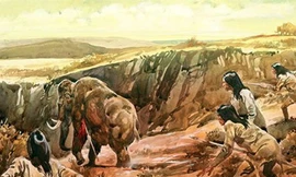 Nhà 44.000 năm tuổi làm bằng xương voi ma mút