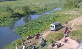 Hiện trường vụ nam thanh niên mất tích- ảnh H.C