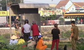 Hiện trường vụ việc.