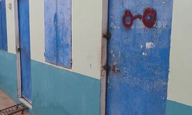 Căn phòng trọ nơi phát hiện anh Thành nằm trên vũng máu