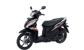 Honda Spacy 2015 màu đen với tem xe mới. 
