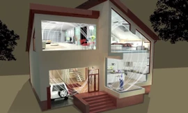 Căn nhà không còn dây điện và ổ điện