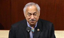 Nghị sỹ Faleomavaega đã mạnh mẽ lên án Trung Quốc xâm phạm chủ quyền của Việt Nam. Ảnh: nbcnews.com