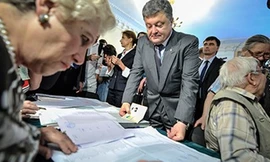 Tân Tổng thống Petro Poroshenko.