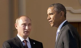 Tổng thống Mỹ Barack Obama và Tổng thống Nga Vladimir Putin (Nguồn: AP)