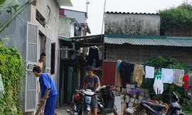 Khu vực đất công hồ Cầu Đôi được xây dựng ồ ạt