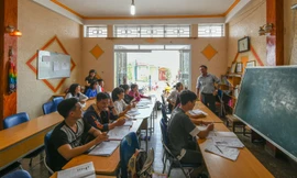 Lớp học tiếng Anh của Sa Pa O Châu