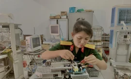 Nữ thiếu tá quân y nhiều sáng kiến
