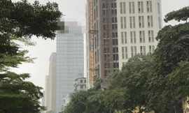 Nhà cao tầng xuất hiện ngày càng nhiều trên phố Trần Quang Khải (Hà Nội) 