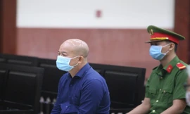 Bị cáo Đinh Ngọc Hệ tại phiên tòa phúc thẩm Ảnh: T.C