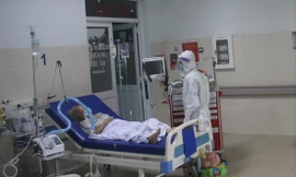 Hồi sức cấp cứu những ca bệnh nặng Ảnh: Long Phạm