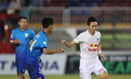 Chiến thắng trước An Giang dù nhọc nhằn nhưng đủ giúp HAGL duy trì cuộc đua ở cúp Quốc gia Bamboo Airways 2021 ảnh: Anh Tú