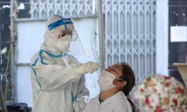 Các đối tượng đã lợi dụng việc thực hiện nhiệm vụ phòng chống dịch COVID-19 để trục lợi kit xét nghiệm Ảnh: Thanh Trần