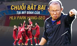 Chuỗi bất bại trên sân Mỹ Đình của HLV Park Hang-seo