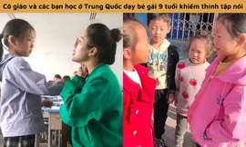 Cô giáo quyết tâm giúp bé gái 9 tuổi bị khiếm thính tập nói, ai xem clip cũng phải cảm động