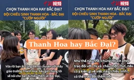 Thanh Hoa - Bắc Đại tranh giành "học bá" ngay trên đường khiến Cnet xôn xao