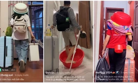 Tân sinh viên 2K5 hào hứng "xách vali nhập học" mừng khai giảng rần rần Tóp Tóp