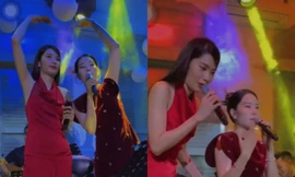 Chị em sinh đôi Nam Anh - Nam Em lần đầu song ca, netizen khó phân biệt được giọng hát