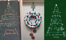 X'mas hay Exam: Hội "nhất quỷ nhì ma" vừa ôn thi vừa trổ tài biến tấu cây thông độc lạ