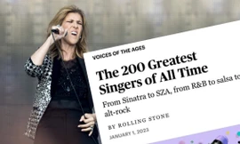 Celine Dion vắng mặt trong danh sách 200 ca sĩ vĩ đại nhất mọi thời đại của Rolling Stone