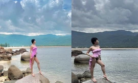 Hóa ra chân tướng của tấm hình "Tóc Tiên dị dạng" là đây