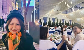 Hòa Minzy bất lực khi được Văn Hậu - Hải My "chiêu đãi món mới" tại tiệc cưới Đình Trọng