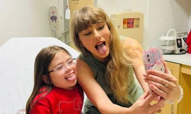 Taylor Swift khiến các bệnh nhi vỡ òa cảm xúc trong chuyến thăm không báo trước 