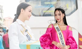 Hoa hậu Liên lục địa Bảo Ngọc giải thích việc trang điểm đậm khi đi làm từ thiện