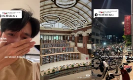 Thư viện Bắc Đại nửa đêm vẫn sáng đèn, học bá xứ Trung "không bao giờ ngủ" là có thật