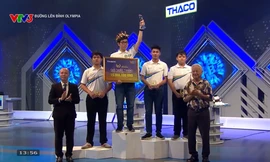 Nam sinh PT Năng khiếu giành chiến thắng cuộc thi Tháng Đường Lên Đỉnh Olympia
