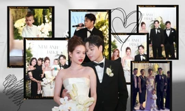 Con trai đầu lòng trở thành tâm điểm trong đám cưới của Jaykii và Mai Anh