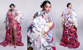 Người mẫu ngoại cỡ, mình dây rực rỡ trong BST của nhà thiết kế từng là nạn nhân body-shaming