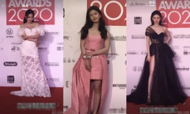 Soi nhan sắc thật mỹ nhân C-Biz trong đêm hội Elle: Triệu Lộ Tư lép vế trước đàn chị