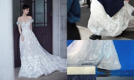 Cùng kết hợp giày thể thao với váy dạ hội, cớ sao Dương Tử không bị chê như Dương Mịch?