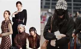 Giàu như Quan Hiểu Đồng, diện ra sân bay mẫu áo khoác Chanel mà Jennie chỉ mặc chụp tạp chí