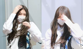 Lisa nổi tiếng là cao thủ tóc mái mà sao Jennie loay hoay giữ tóc thấy mà thương