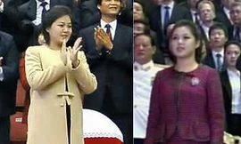 So sánh hai hình ảnh chụp hai thời điểm khác nhau, đệ nhất phu nhân Ri Sol Ju của CHDCND Triều Tiên rất có thể đã sinh em bé