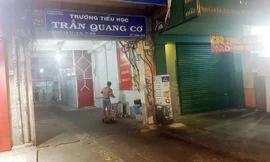Trường Tiểu học Trần Quang Cơ, quận 10, nơi xảy ra vụ việc ( ảnh internet)