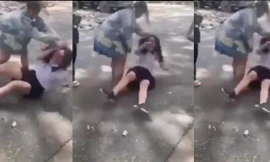 Nữ sinh trung học ở TPHCM bị 'đàn chị' đánh bầm dập trên đường