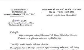 Rút 'văn bản' cấm ông già Noel vào trường tặng quà