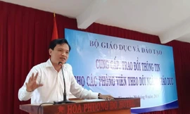 Theo ông Mai Văn Trinh, thi THPT Quốc gia 2019 sẽ đề cao vai trò của các trường đại học
