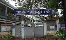  Trường tiểu học Tân Quý, quận Tân Phú, TPHCM gần 3 năm nay bị bỏ hoang 