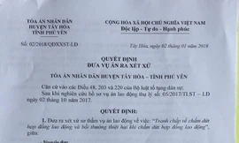 12 giáo viên ở Phú Yên khởi kiện trưởng phòng giáo dục