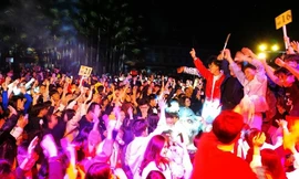 Học sinh một trường THPT tại TPHCM trong chuyến đi ngoại khóa gần đây