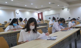 Thí sinh tham dự kỳ thi Đánh giá năng lực do ĐHQG TPHCM tổ chức ngày 30/8